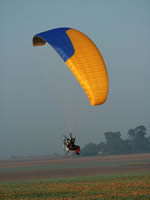 JoJo paramotor wing for the flymecc carbon100 lc paramotor from yorkshire paramotors